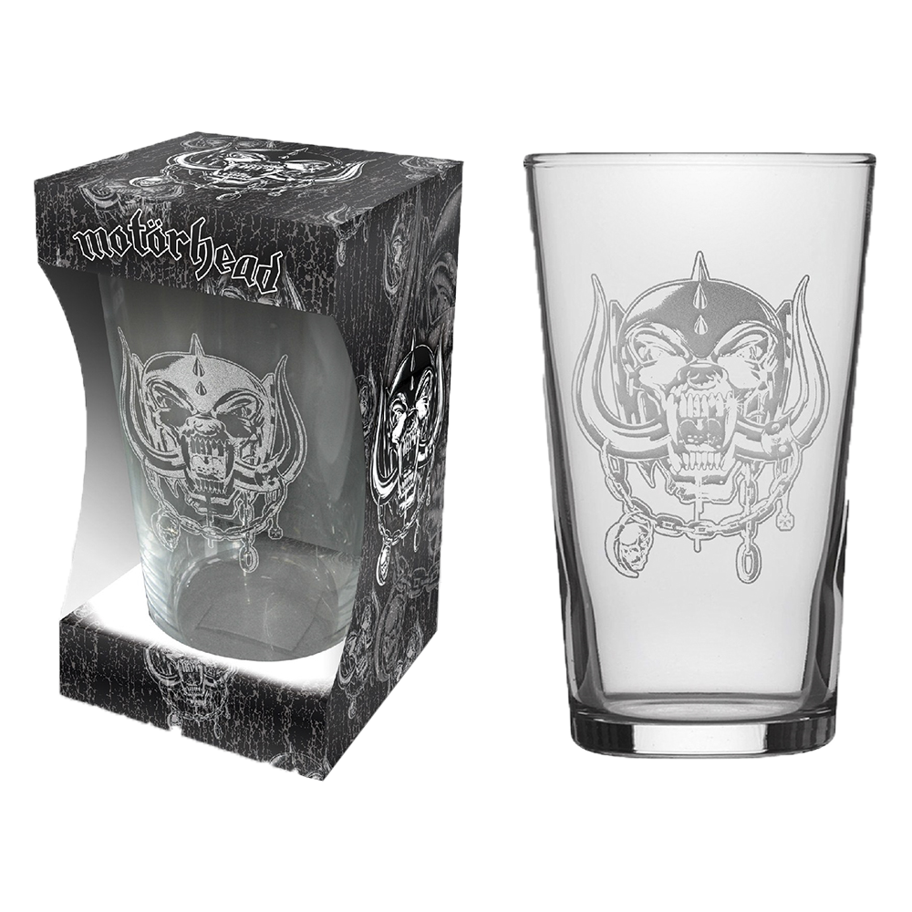 War Pig Etched Beer Glass