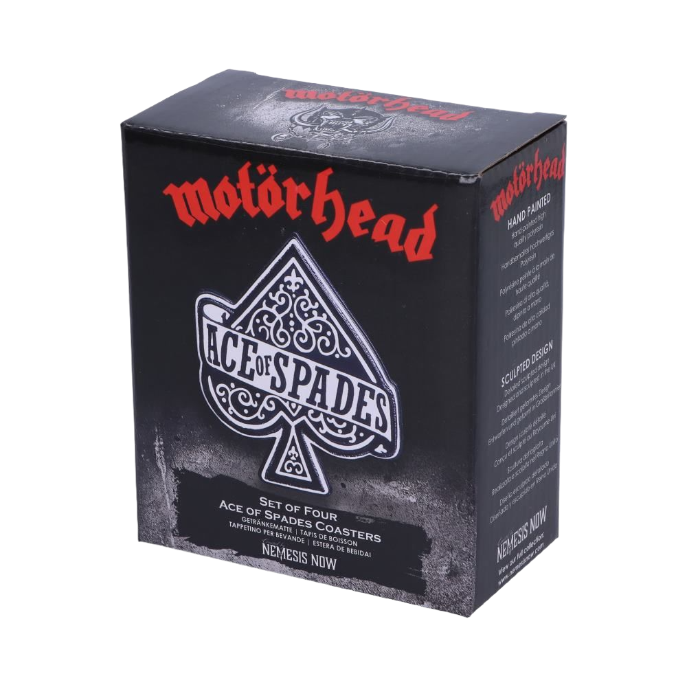 Ace of Spades Coaster Set