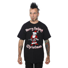 Load image into Gallery viewer, Merry F***ing Christmas Black Tee