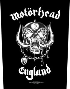 Motorhead England Back Patch