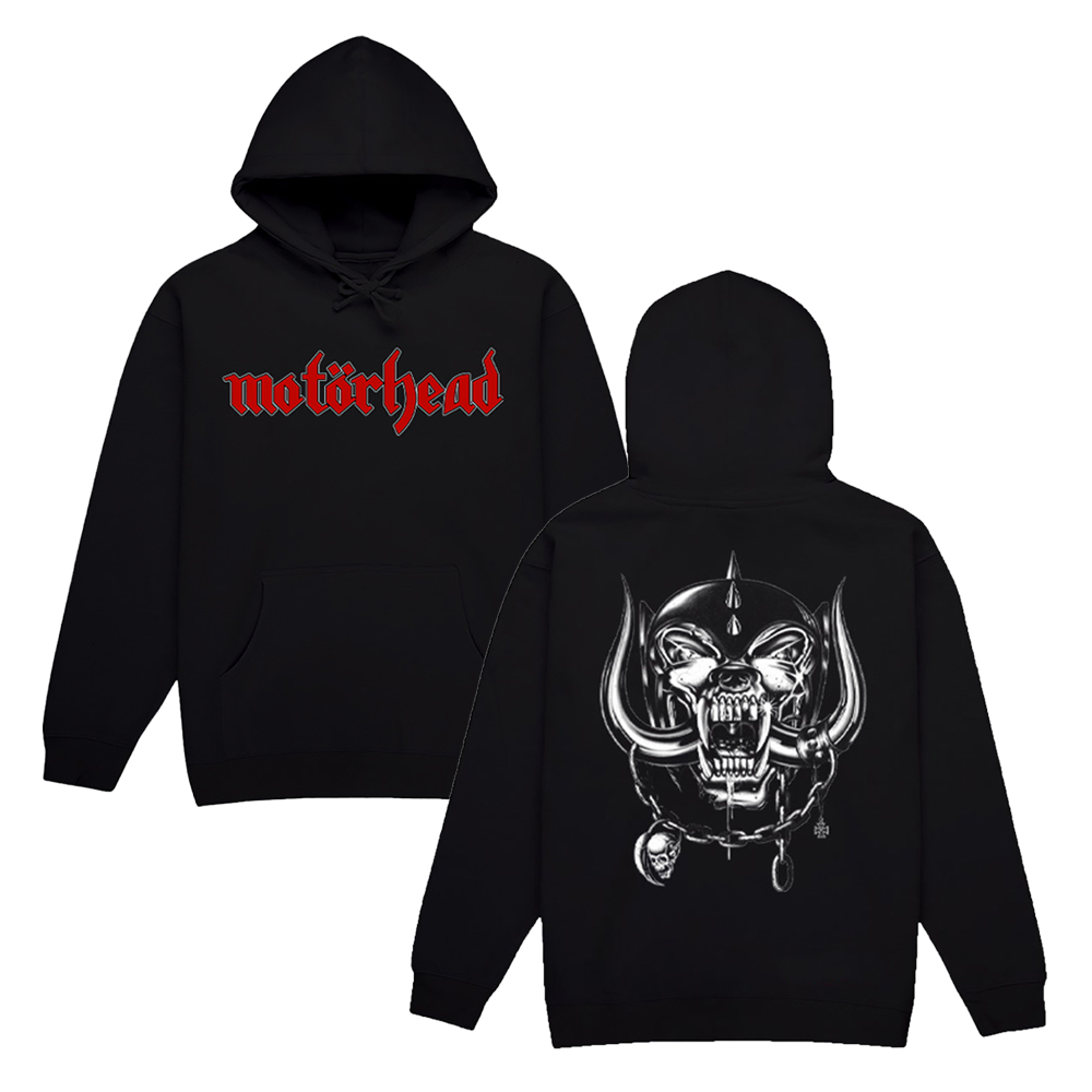 Straight Logo Warpig Hoodie