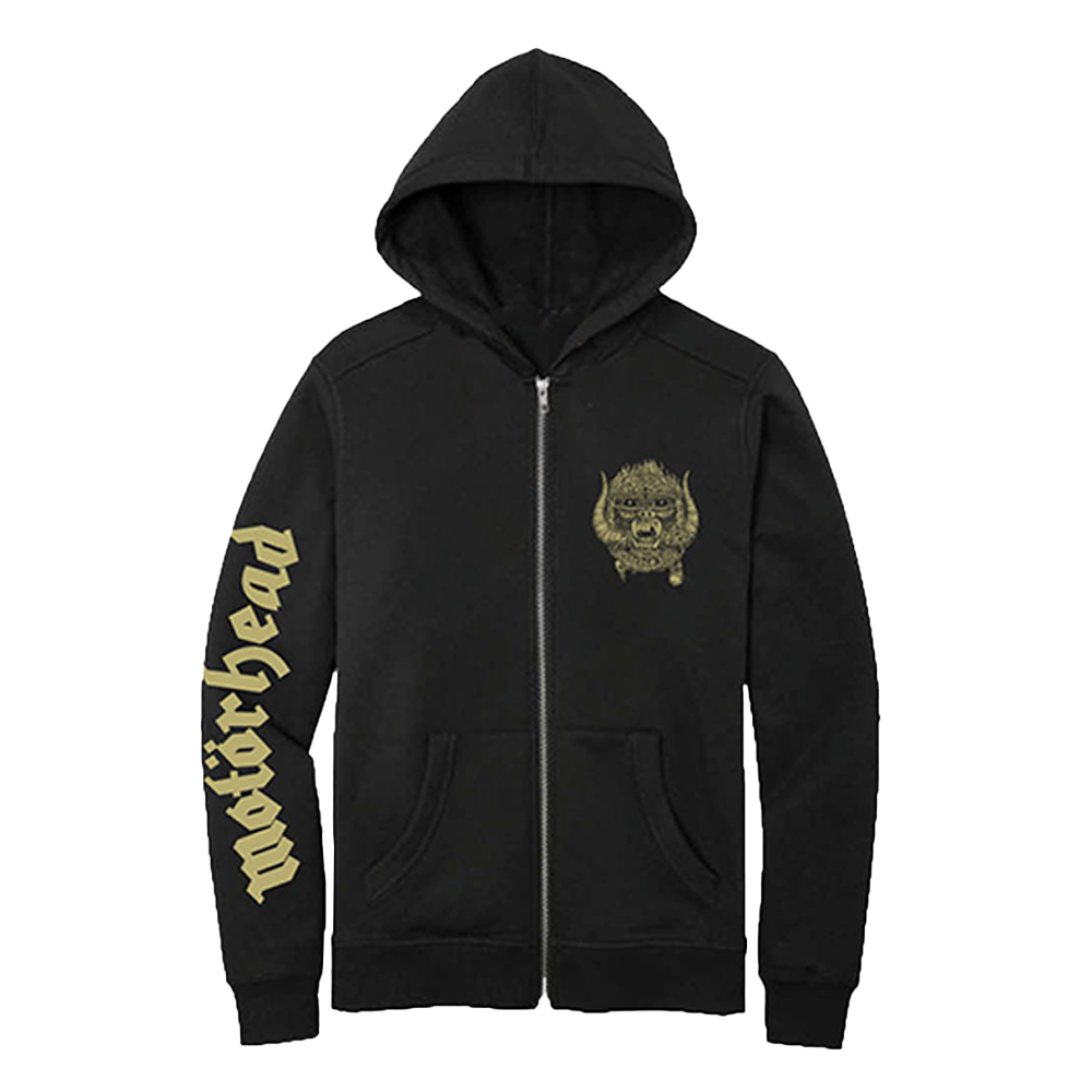 Battle Snaggletooth Black Zip Hoodie