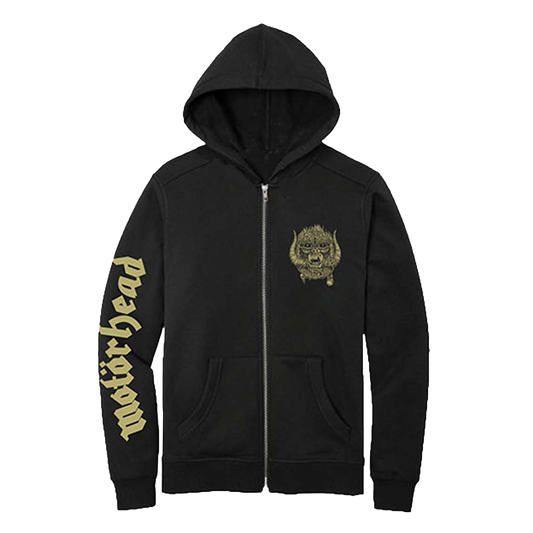 Battle Snaggletooth Black Zip Hoodie