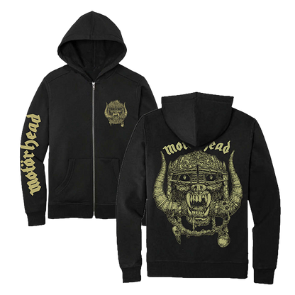 Battle Snaggletooth Black Zip Hoodie