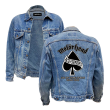 Load image into Gallery viewer, Ace Up Your Sleeve Denim Jacket