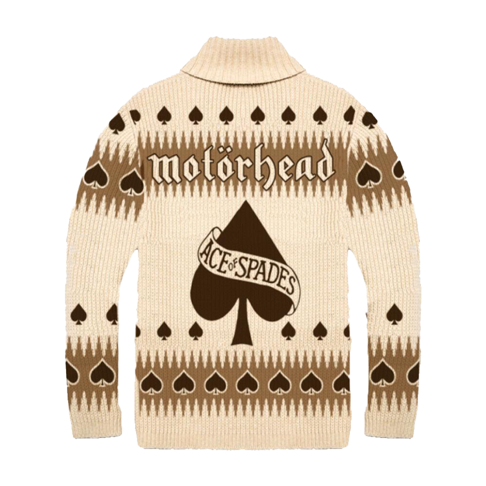 Ace of Spades Cardigan Sweater