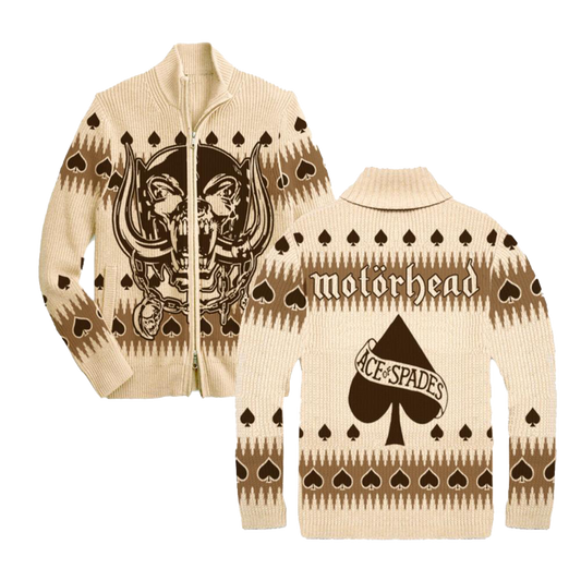 Ace of Spades Cardigan Sweater