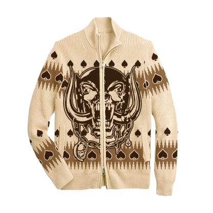 Ace of Spades Cardigan Sweater