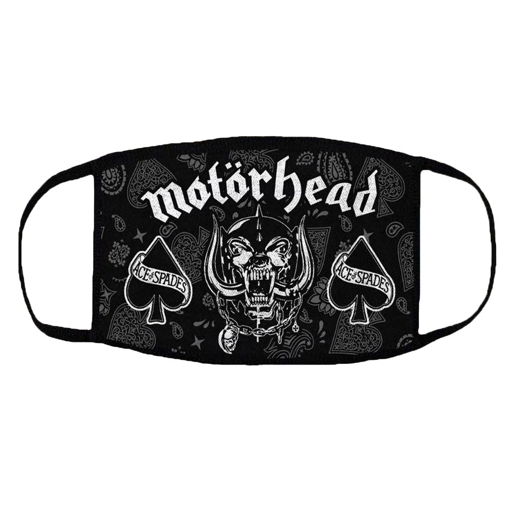 Ace of Spades Black Face Mask – Motorhead