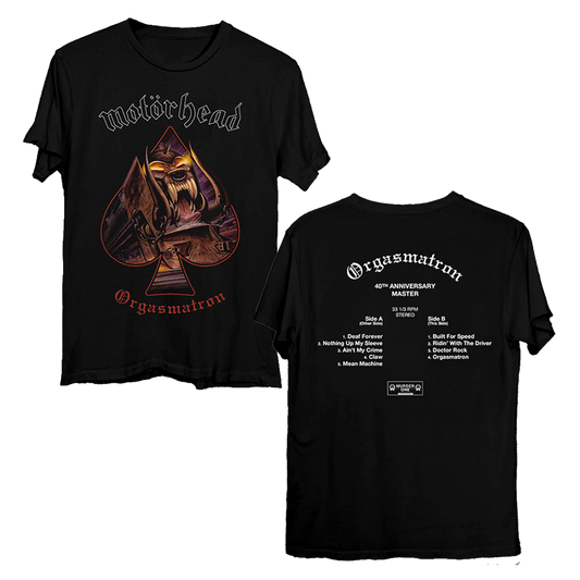 Orgasmatron Tracklist Tee