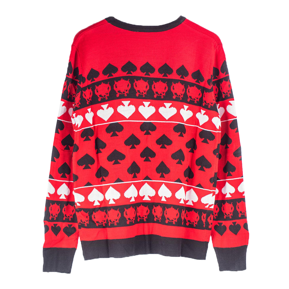 Ace of Spades Red Christmas Sweater