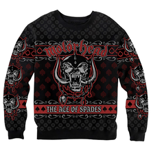 Load image into Gallery viewer, Ace of Spades Black Christmas Sweater