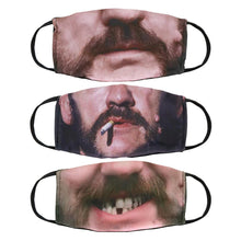 Load image into Gallery viewer, Faces of Lemmy Mask 3 pack