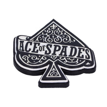 Load image into Gallery viewer, Ace of Spades emblem coaster in black &amp; white