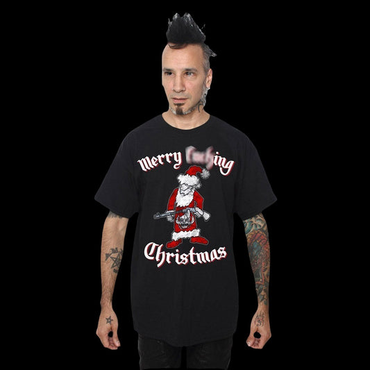 Merry F***ing Christmas Black Tee